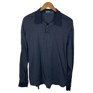 LS219 Men’s Polo Ralph Lauren Designer Long Sleeve Pima Cotton Polo Shirt XL